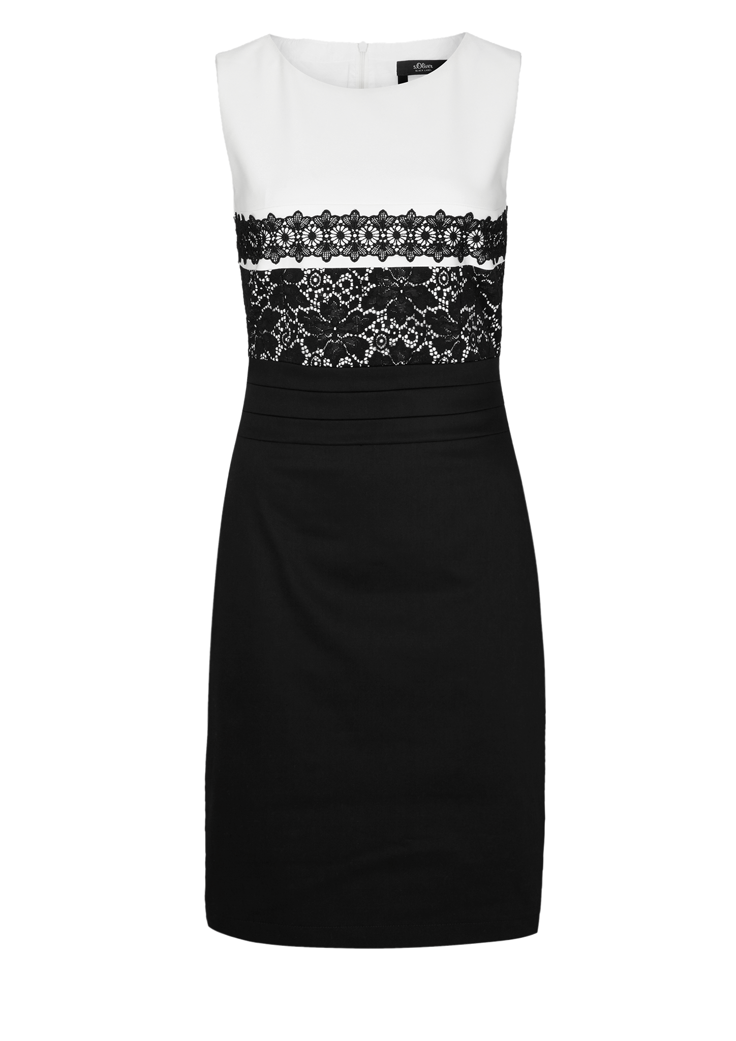 Damen Etuikleid mit floraler Spitze - schwarz | www.soliver.de