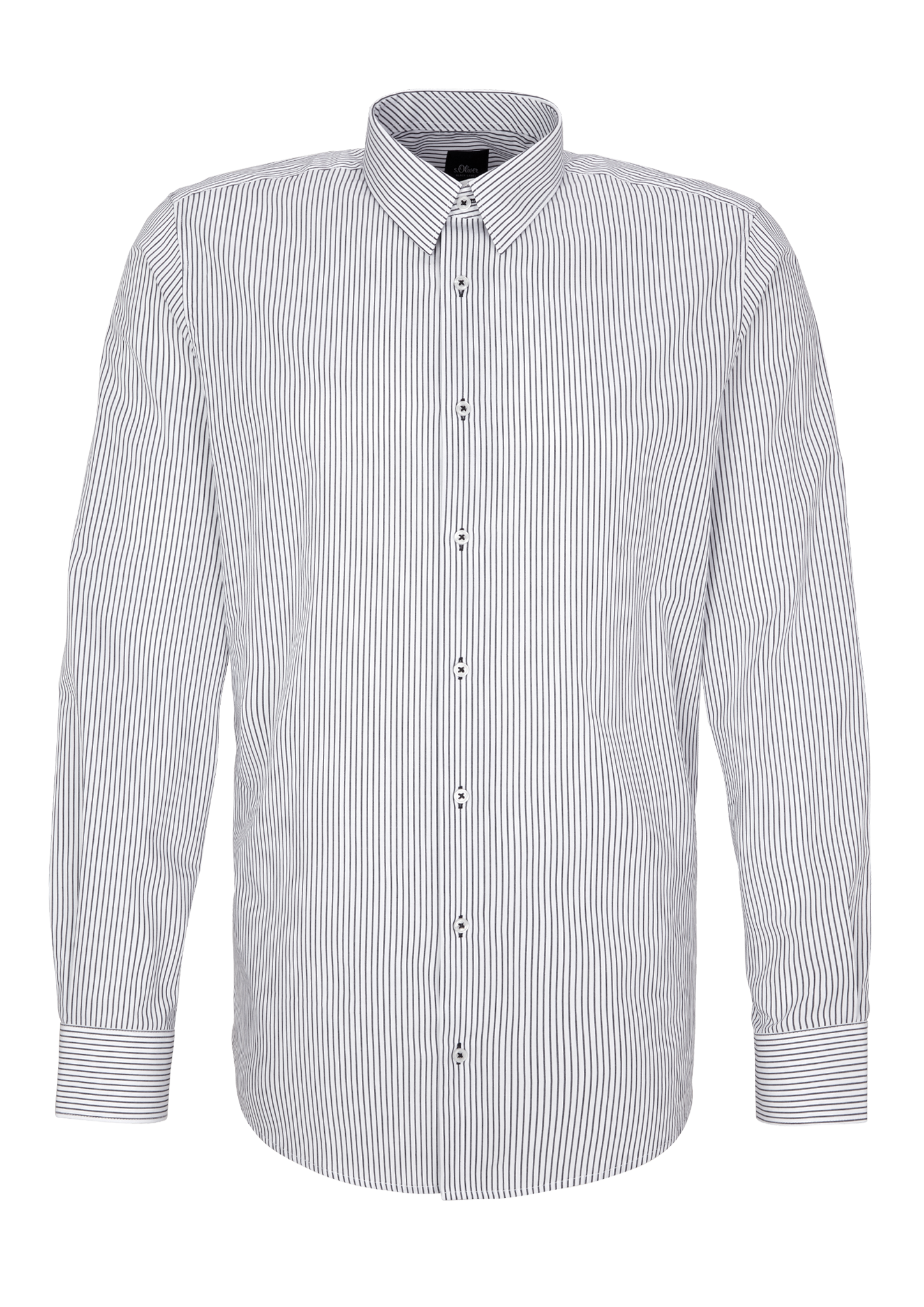 Slim&nbsp;: chemise business ray&eacute;e de s.Oliver