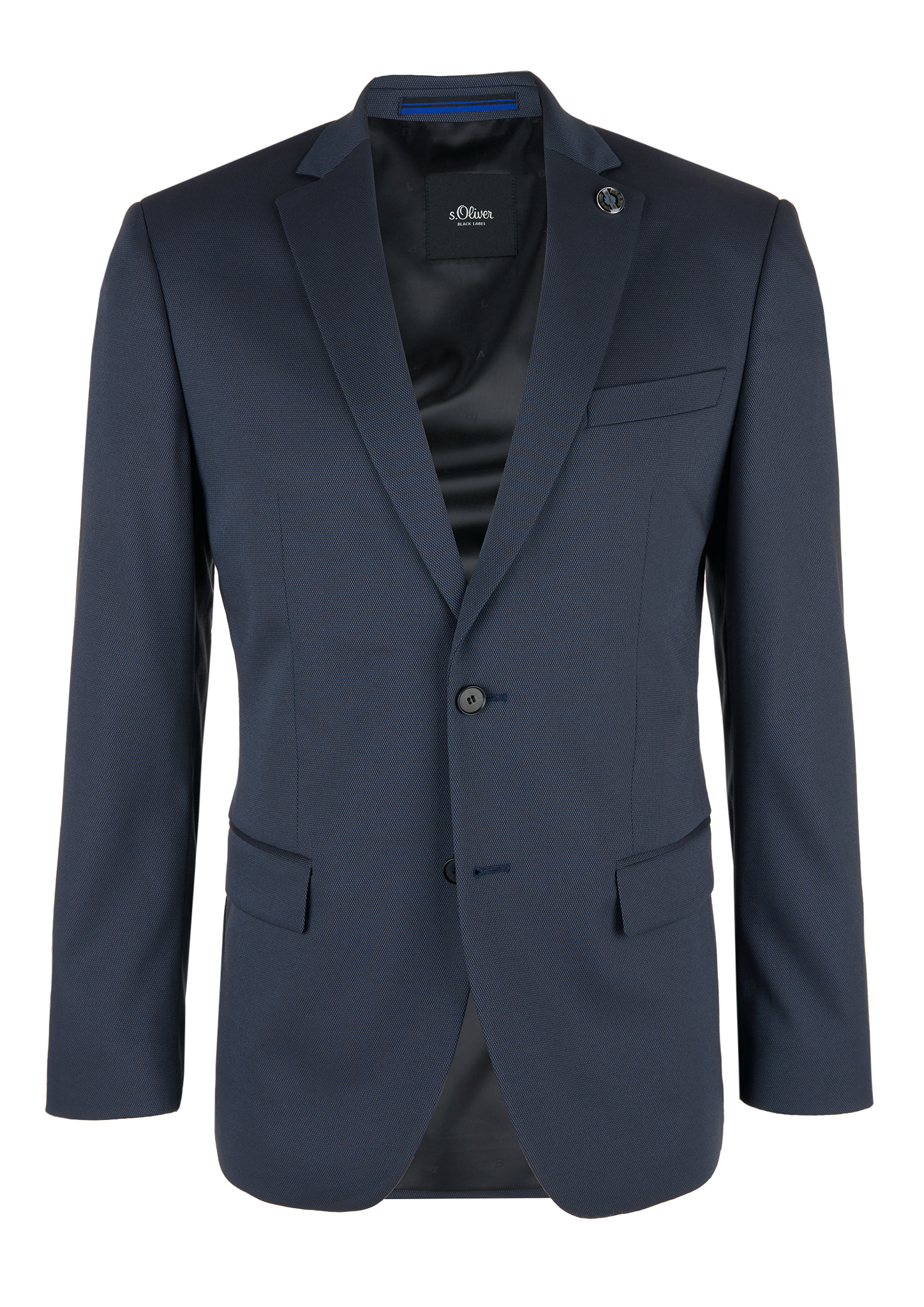 Regular: Sakko mit Strukturmuster 