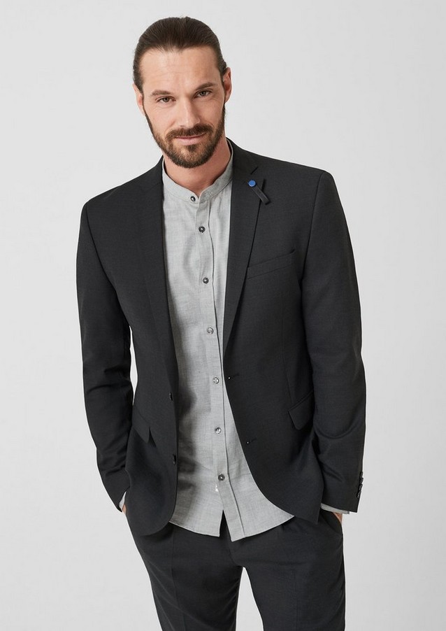 Men Tops | Slim Fit: suit jacket in a jersey look - NN51084