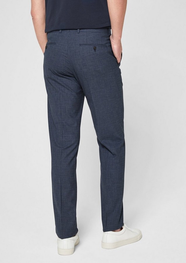 Men Trousers | Slim Fit: suit trousers in a wool blend - AQ19337