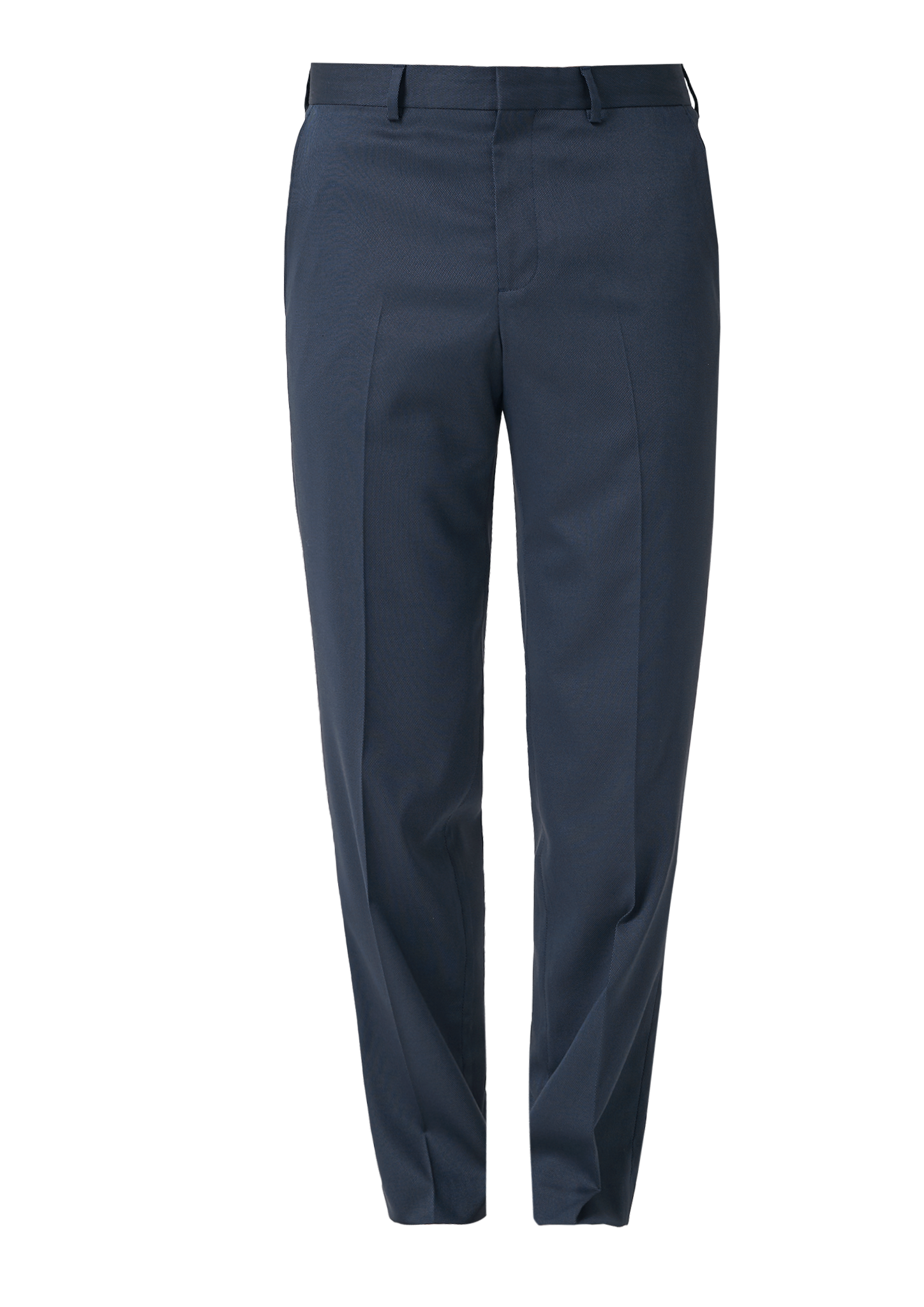 Regular: Anzughose mit Strukturmuster 