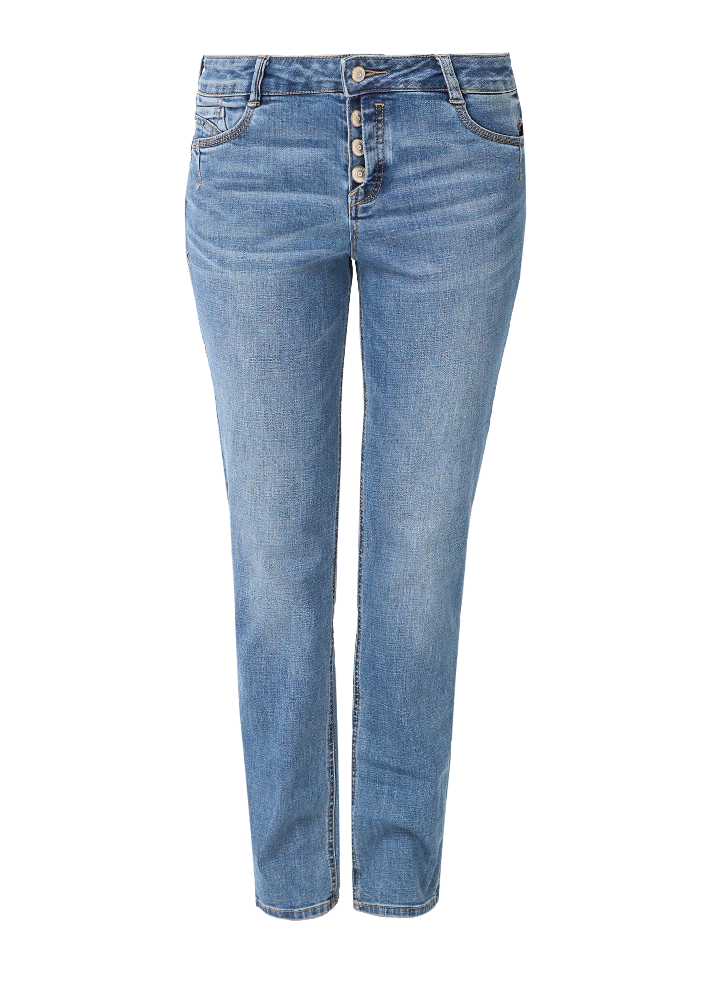 s oliver smart straight regular fit medium rise straight leg