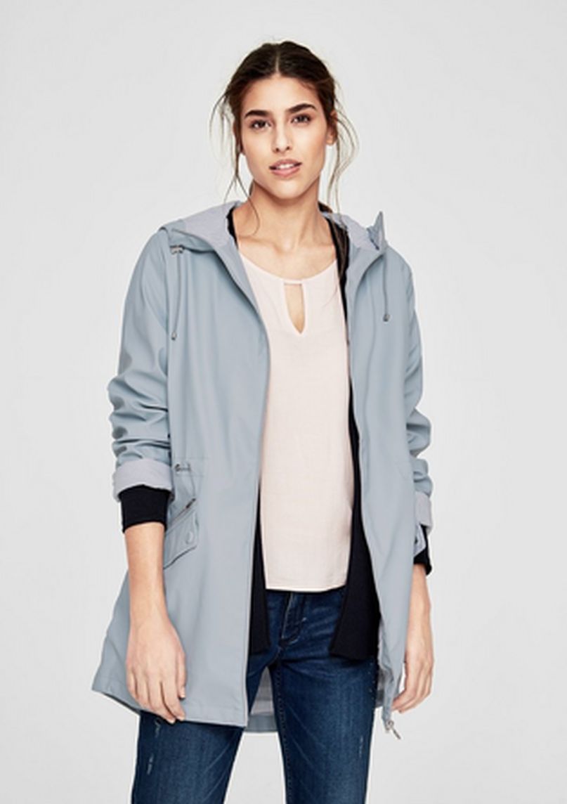 Coats for Women | s.Oliver Short coat with a coating from s.Oliver
