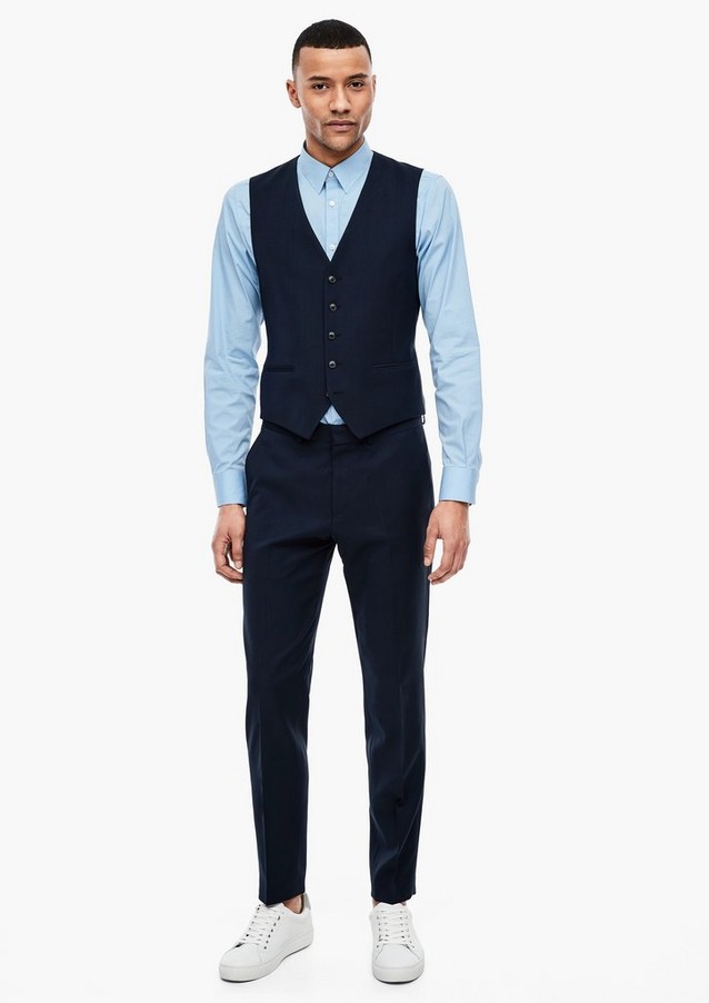 Men Trousers | Slim Fit: New wool trousers - PY92876