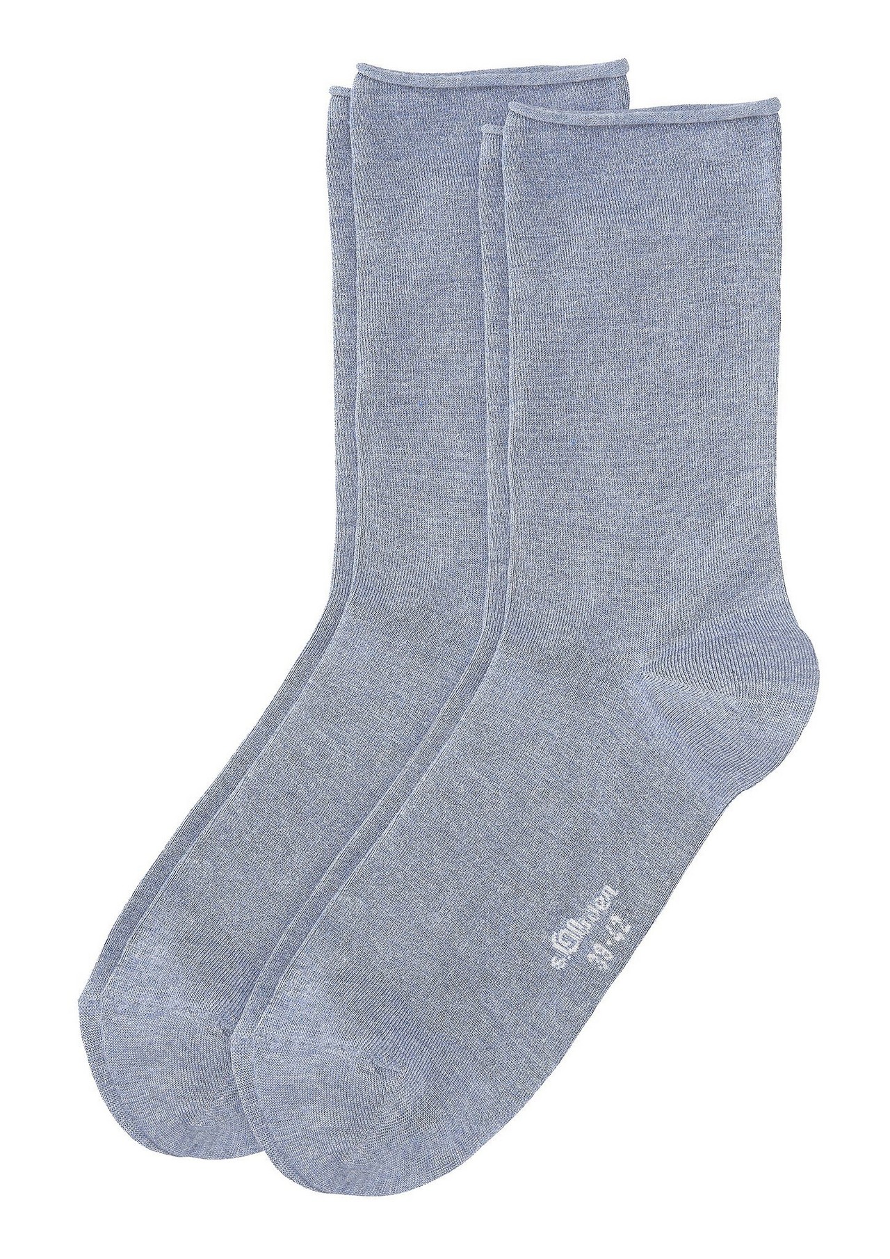 Damen Socken | 2er-Pack Socken mit Rollkante - QY91545