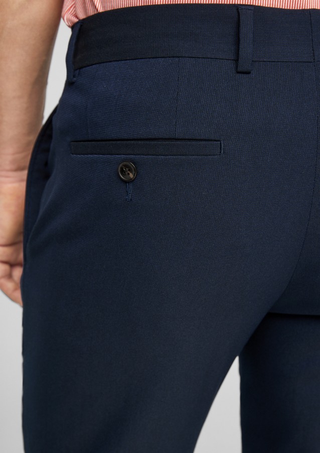 Men Trousers | Slim Fit: Suit trousers with stretch for comfort - JU70568