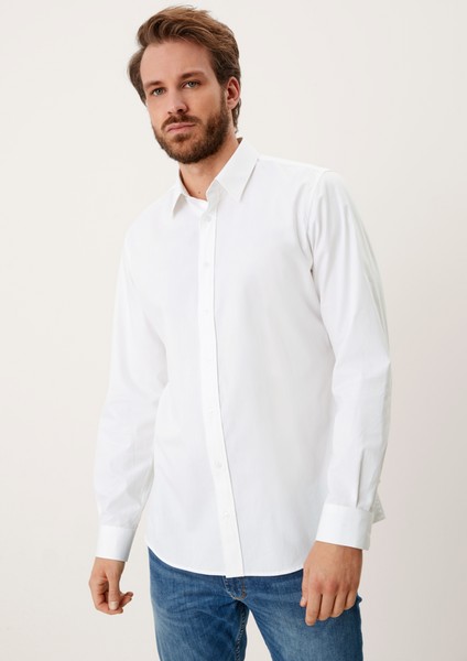Hommes Chemises | Chemise à manches longues et col Kent - LZ49027