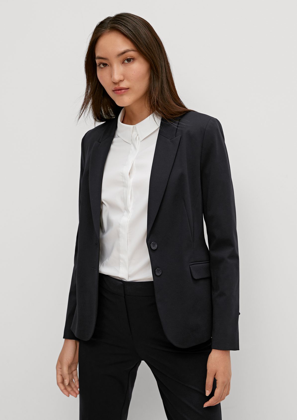 Blazer with mock flap pockets from comma