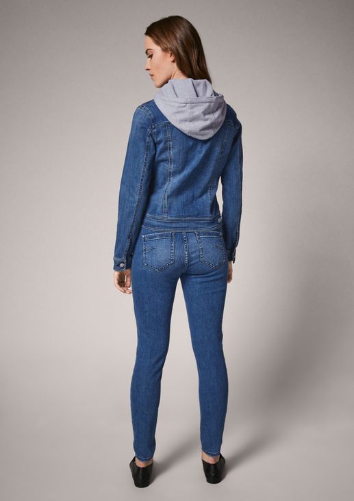 Veste en jean à capuche amovible de Comma