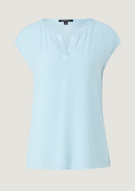 Blouse top in stretch viscose from comma
