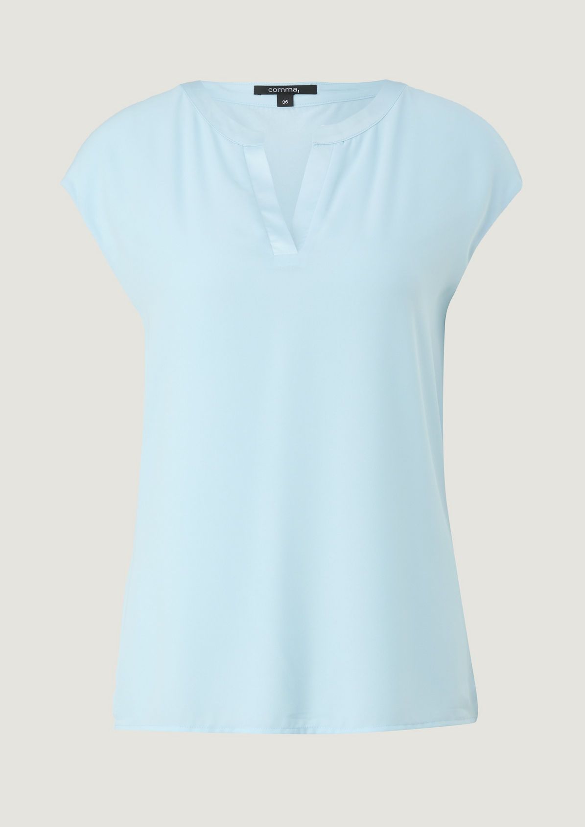 Blouse top in stretch viscose from comma