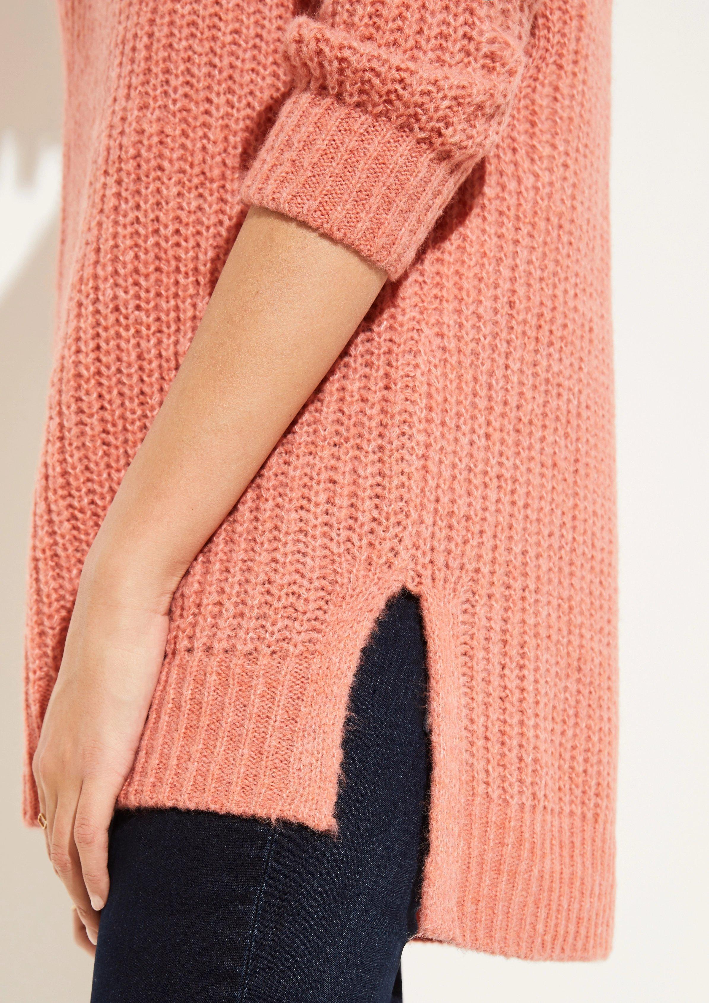 long chunky knit jumper