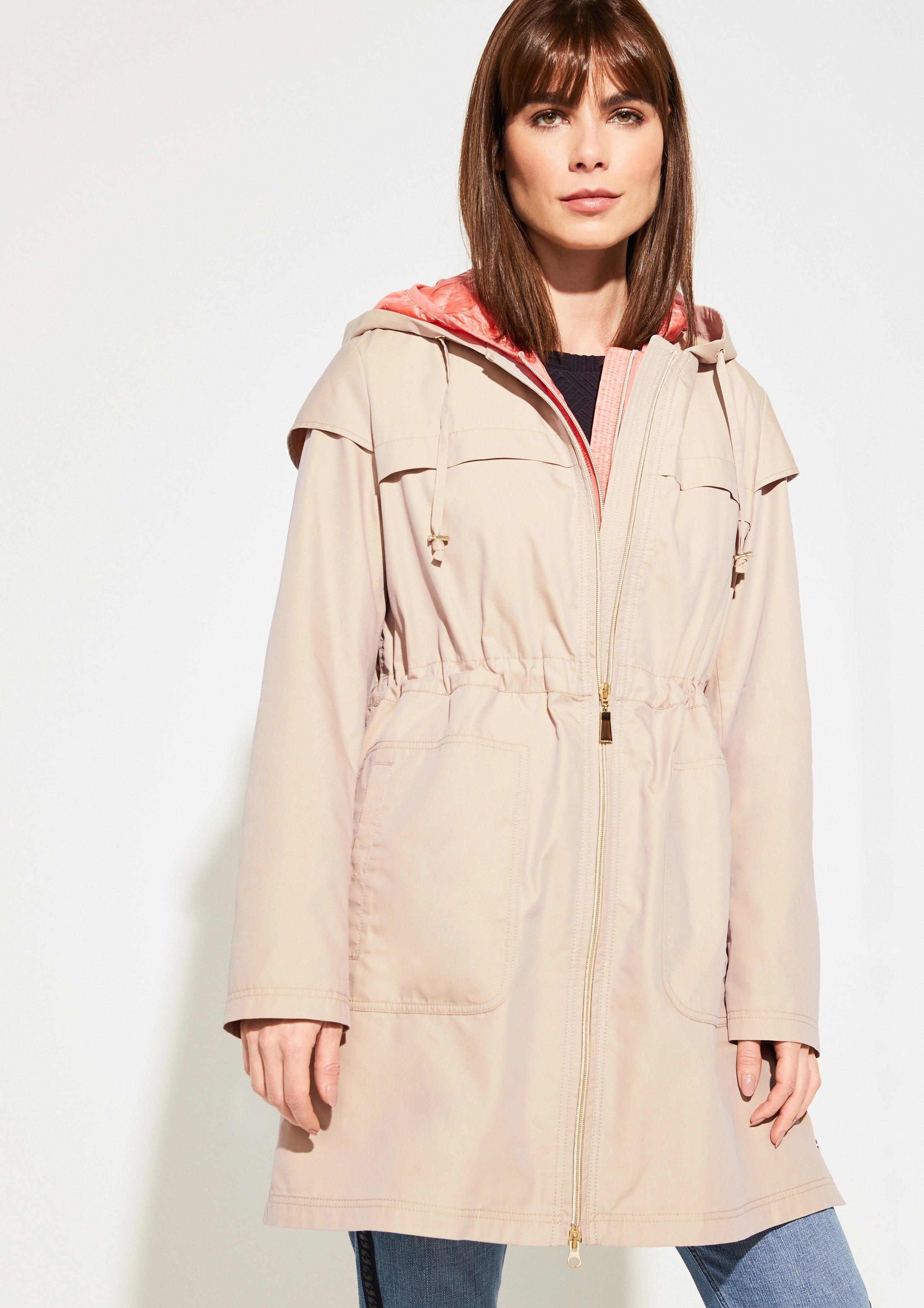 2-in-1 parka with a quilted body warmer from comma