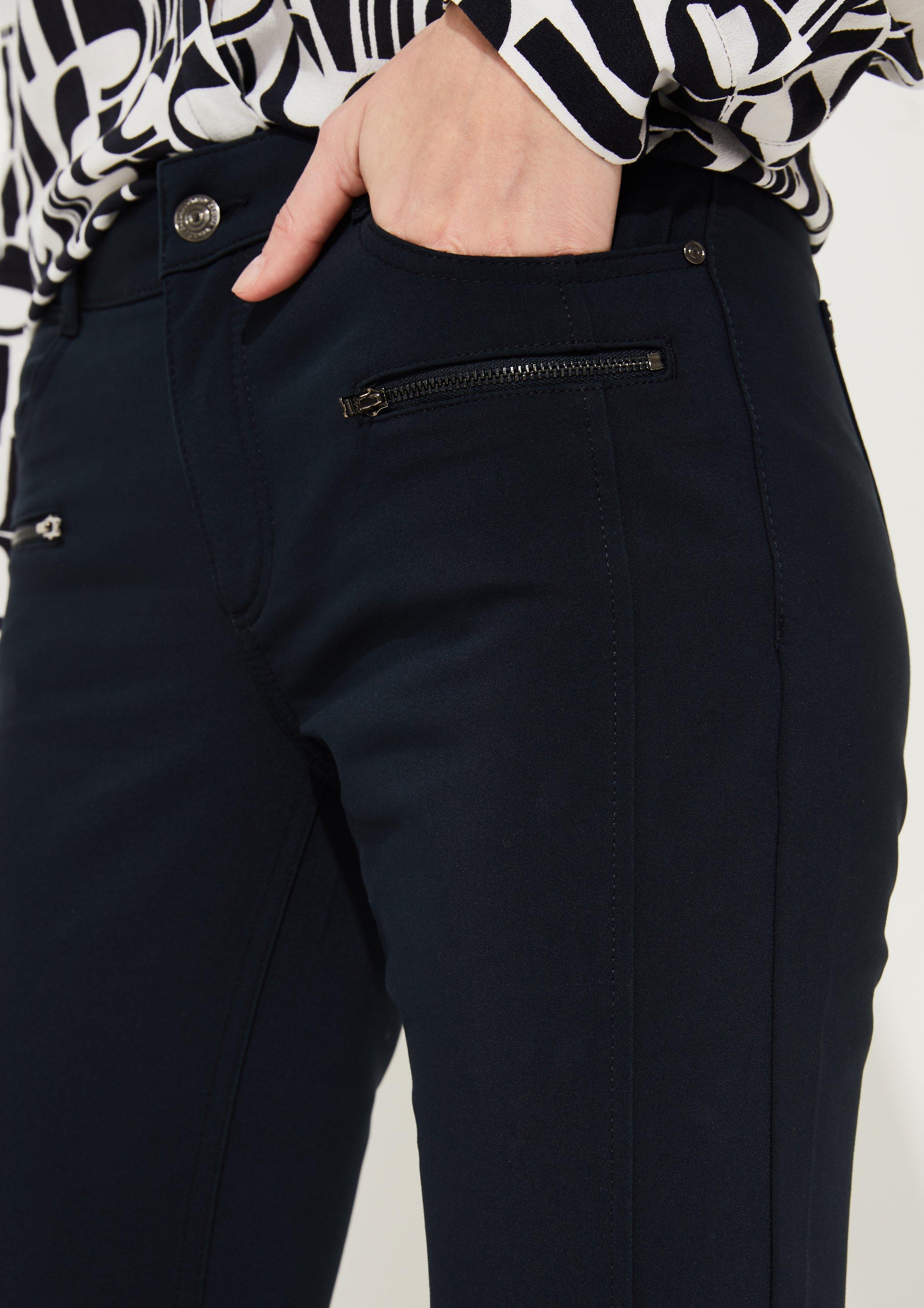 slim fit ankle trousers