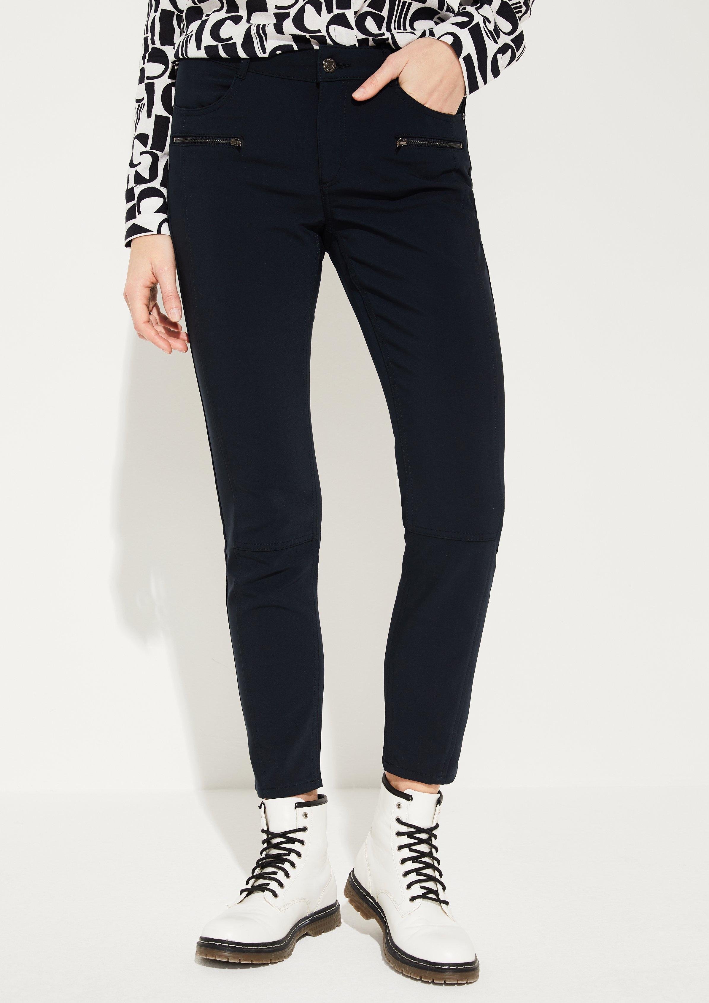 slim fit ankle trousers