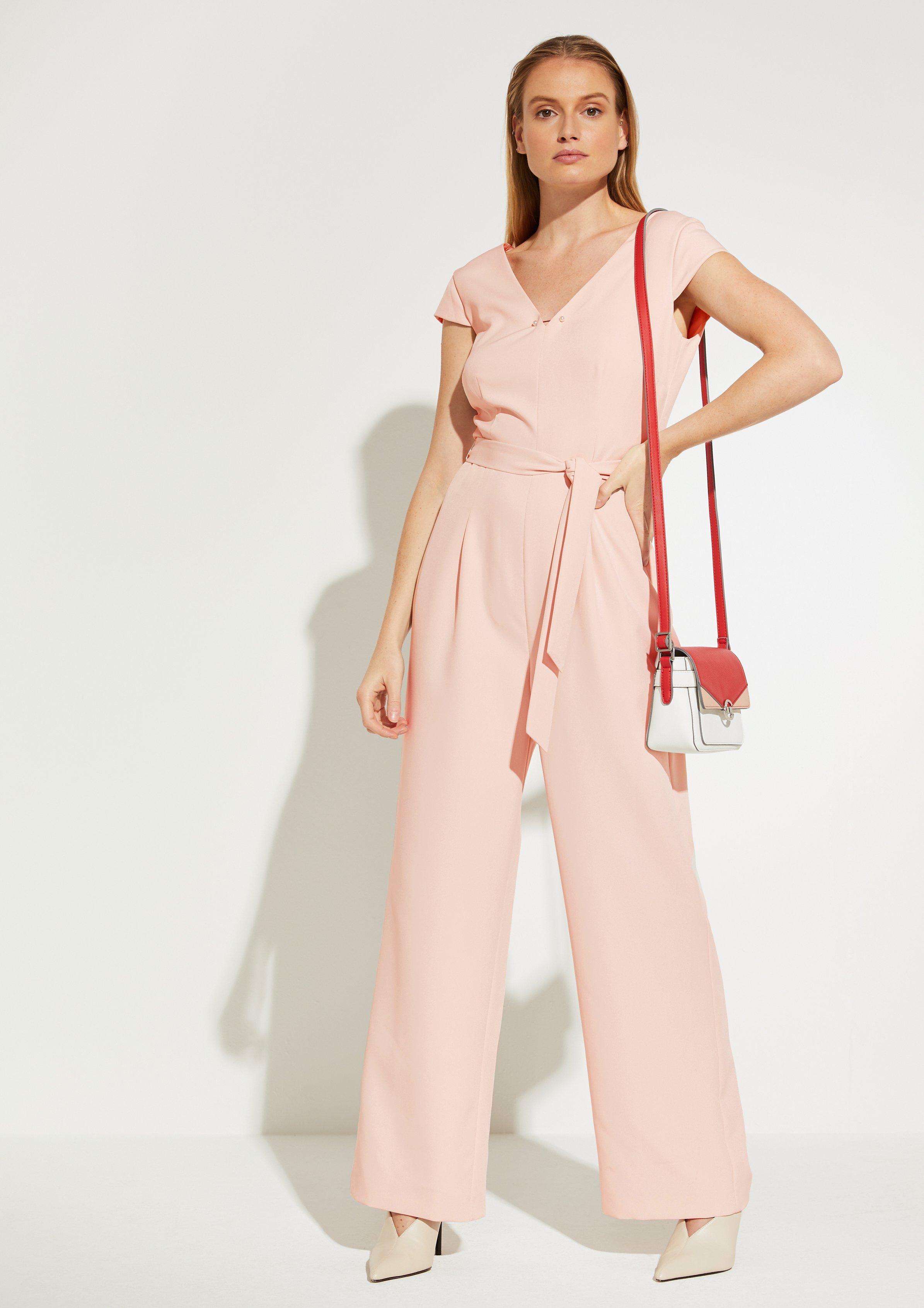 comma jumpsuit rose
