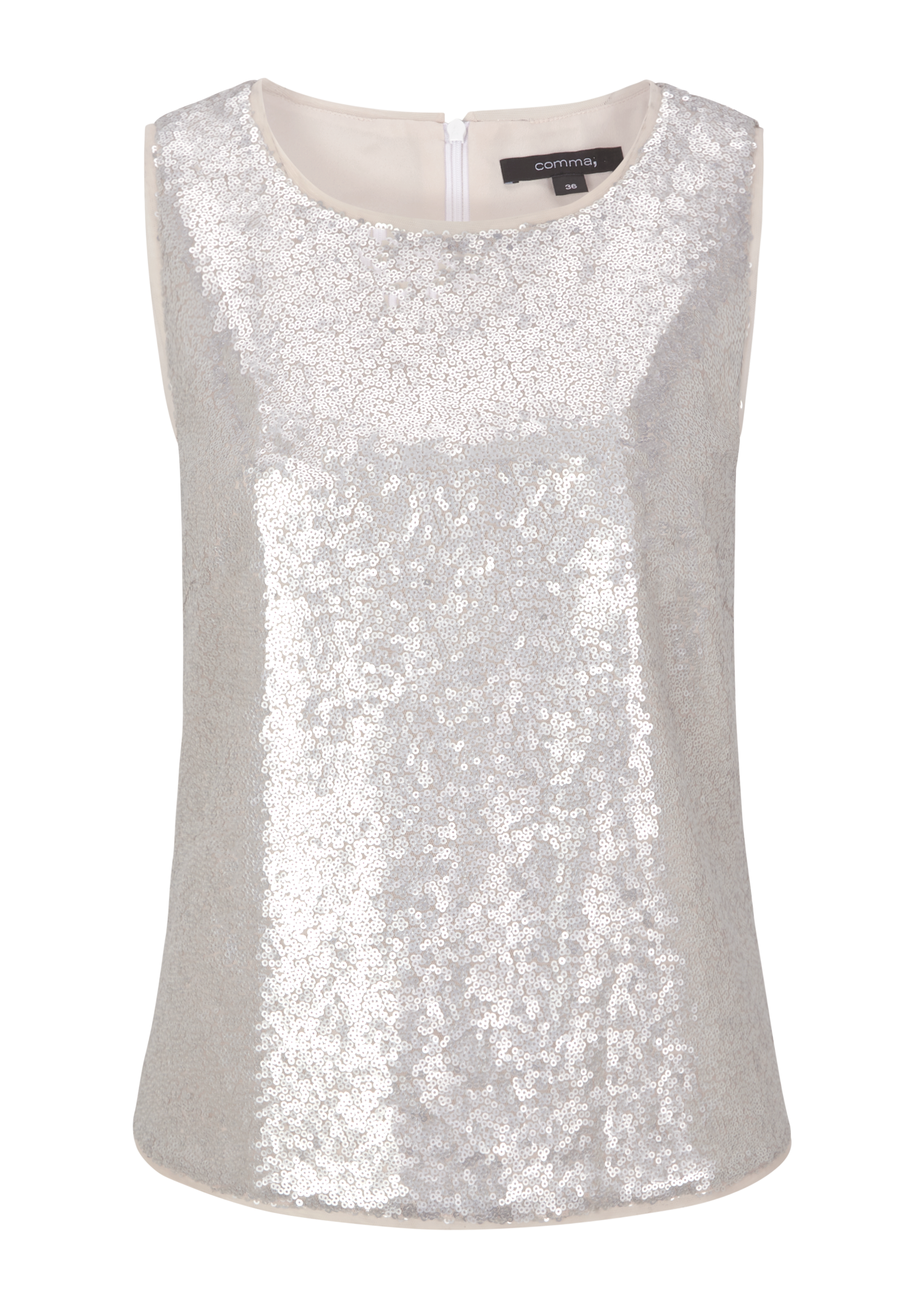 white sparkly blouse