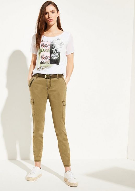 Regular Fit: cargo-style trousers from comma