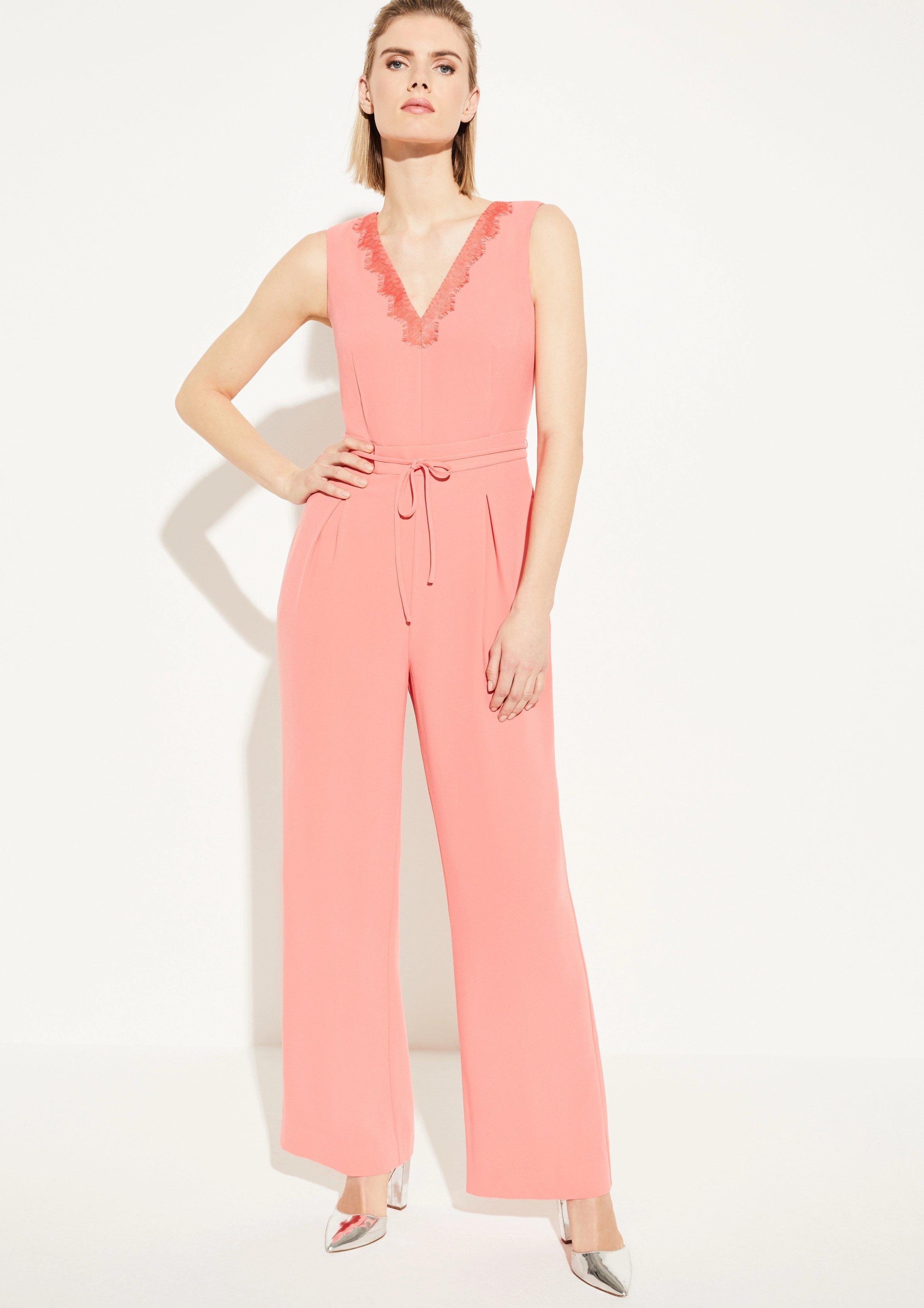 comma jumpsuit roze