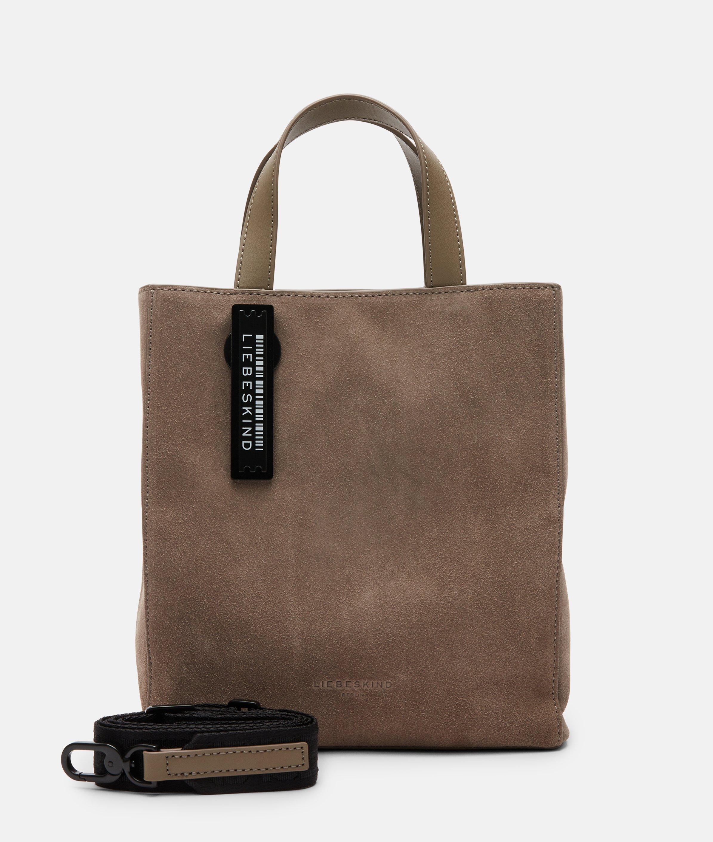 LIEBESKIND BERLIN Paper Bag Suede Tote M Retro Denim [145616] - sac à