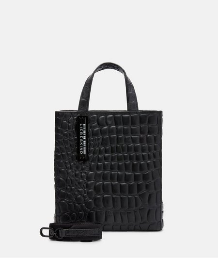 Handbag with crocodile embossing from liebeskind