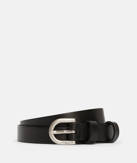 narrow belt made of smooth leather from liebeskind