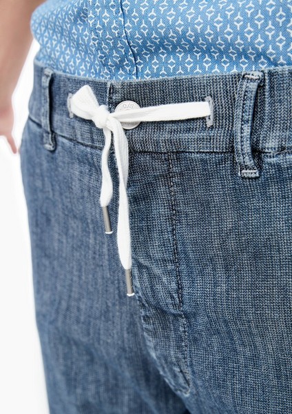 Men Jeans | Slim Fit: jeans with drawstring ties - KO31976