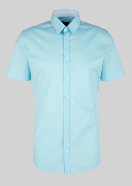 Hommes Chemises | Slim : chemise stretch à fin motif - PE21060