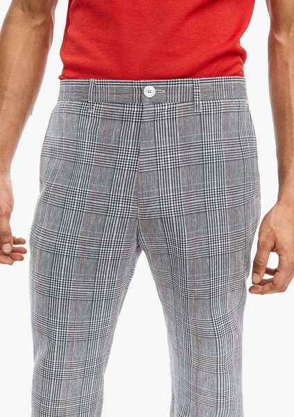 Men Trousers | Relaxed Fit: Linen blend trousers - JO85237