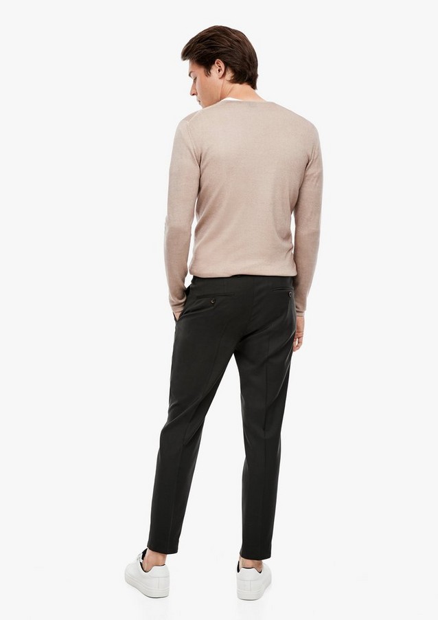 Men Trousers | Slim Fit: Trousers in a new wool blend - CG52246