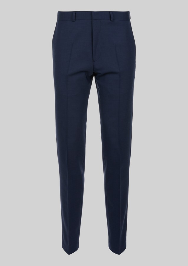 Men Trousers | Slim Fit: Trousers with new wool - CP51877