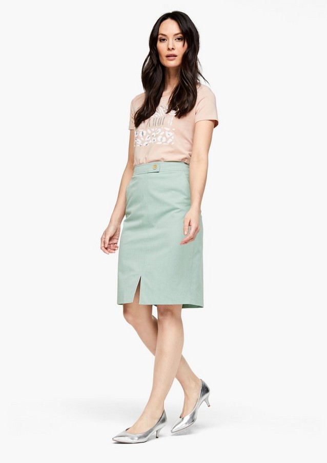 Women Skirts | Pencil skirt with a patterned texture - ZS11696