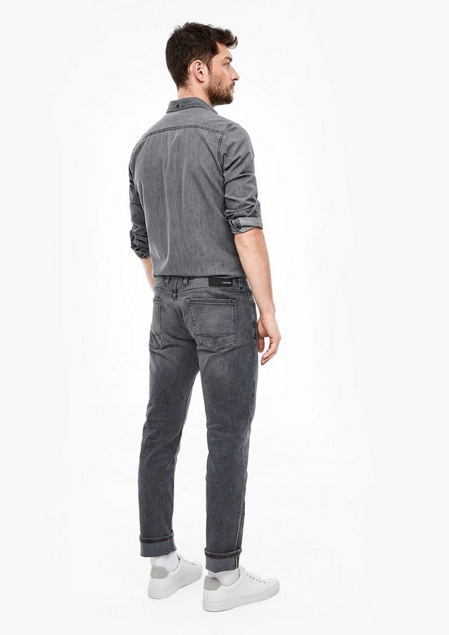 Hommes Jeans | Slim Fit : jean Slim leg à effet délavé - MT58838