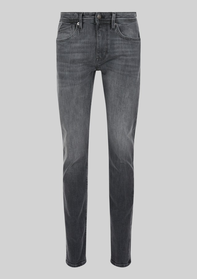 Herren Jeans | Slim Fit: Slim leg-Denim mit Wascheffekt - KC47749