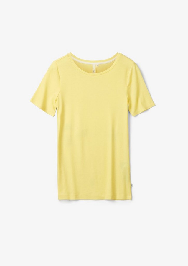Women Shirts & tops | Ribbed top in a plain colour - KU27087