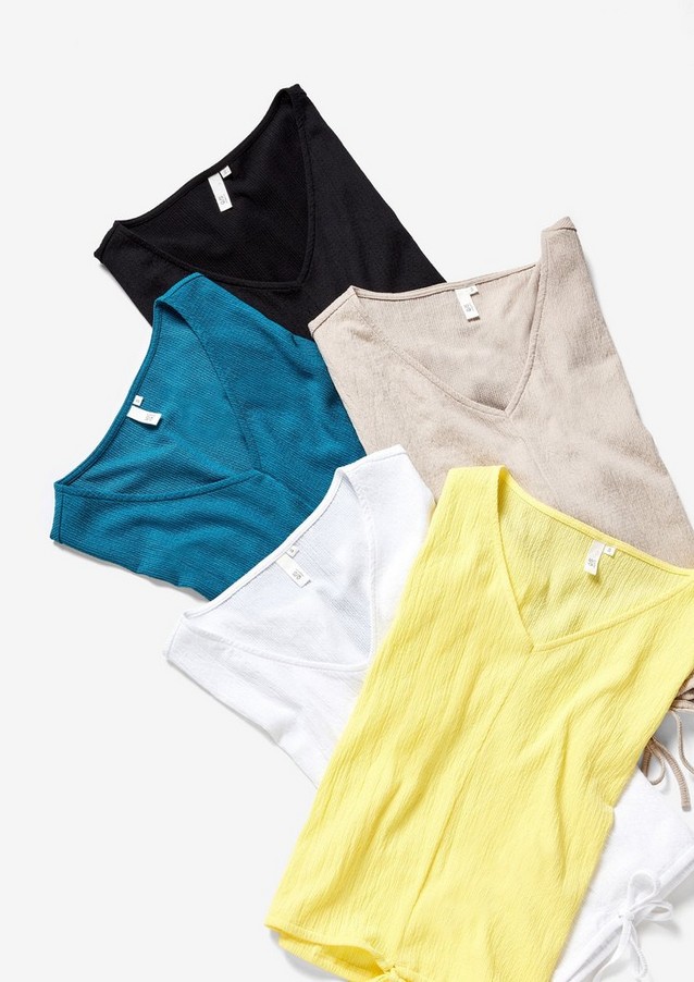 Damen Shirts & Tops | Lockeres Shirt mit Tunnelzug - LX74785
