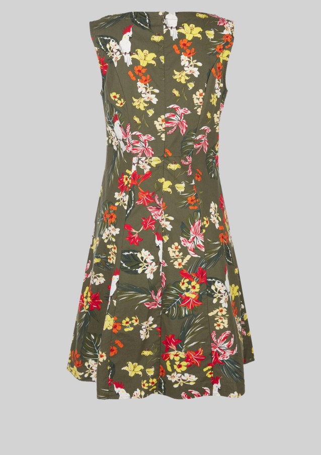 Damen Kleider | Kleid mit Allovermuster - PA99192