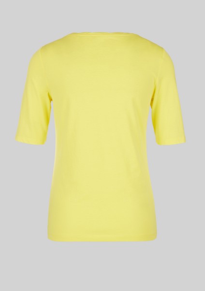 Femmes Shirts & tops | T-shirt en jersey unicolore - PT07969