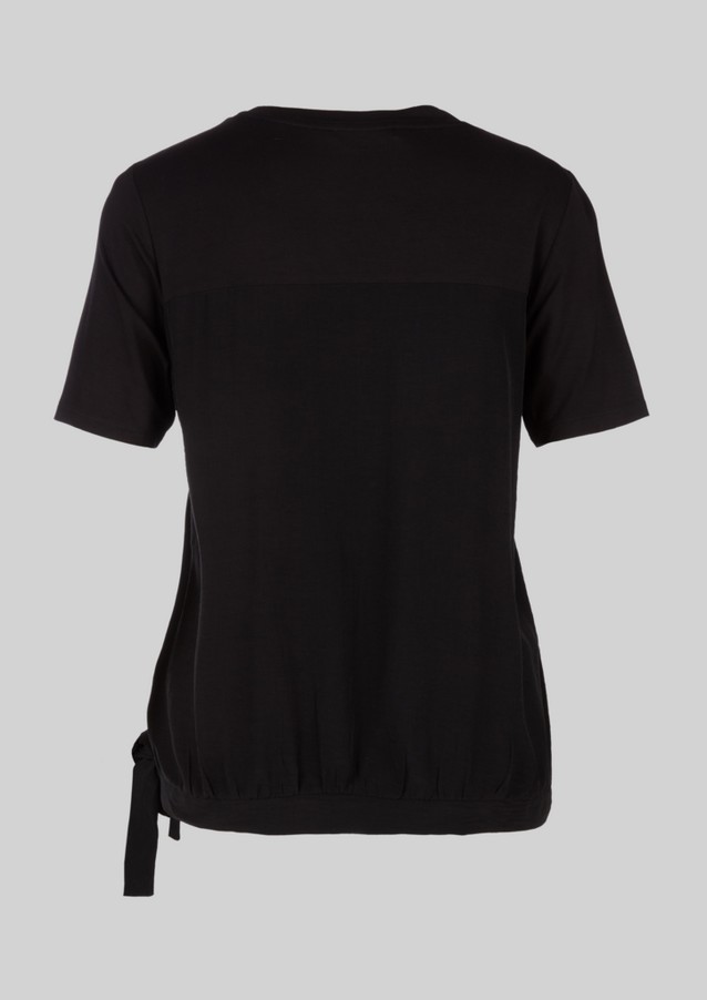 Damen Shirts & Tops | T-Shirt aus Fabricmix - IM06104