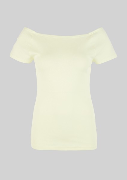 Damen Shirts & Tops | Off-Shoulder-Shirt mit Rippstruktur - HO02628