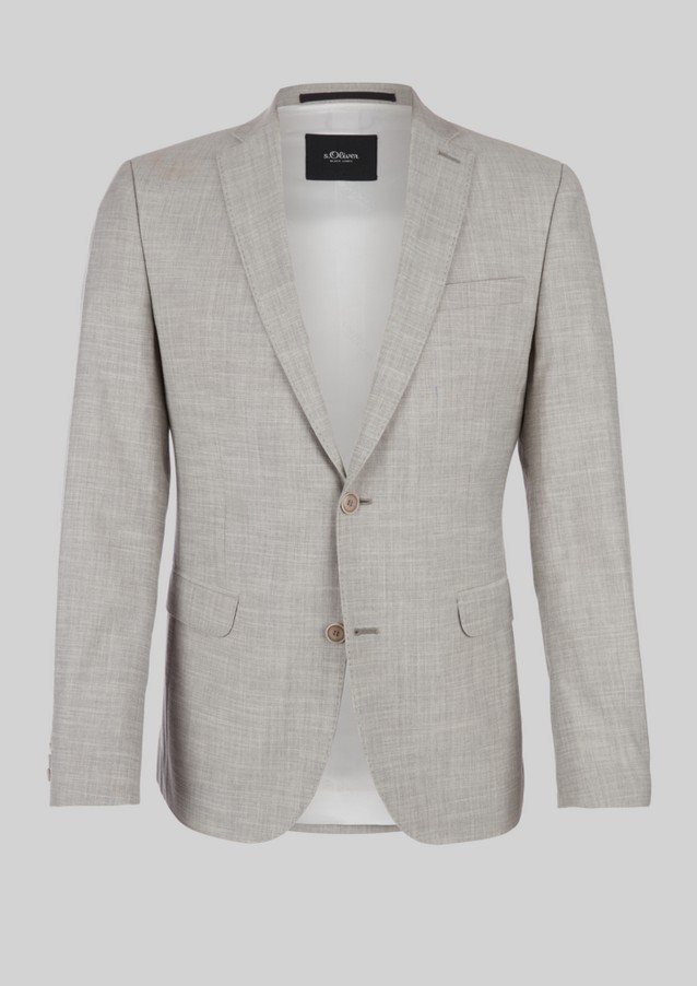 Men Business wear | Slim Fit: jacket made of blended new wool - HE06926