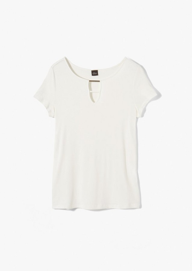 Damen Shirts & Tops | Shirt mit Metall-Schmuckdetail - BX61829