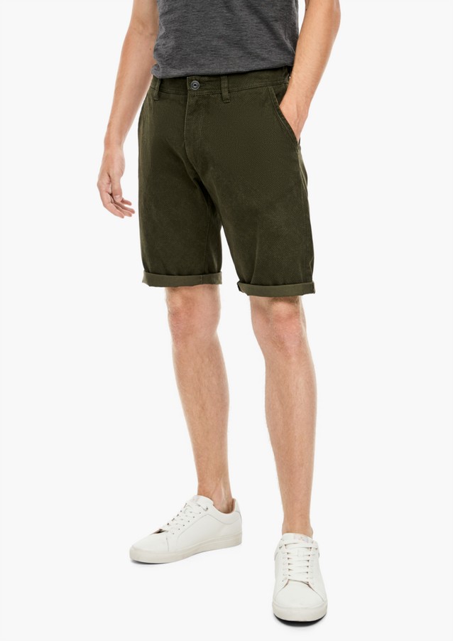 Men Bermuda Shorts | Regular Fit: Cotton Bermudas - MN31047