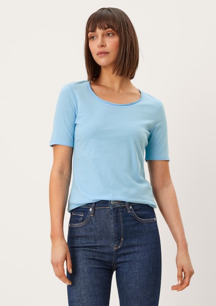 Damen Shirts & Tops | T-Shirt in Unicolor - AV83138