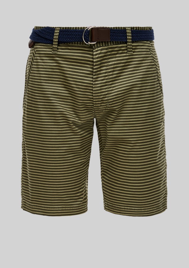 Men Bermuda Shorts | Regular Fit: patterned Bermudas - PD80269