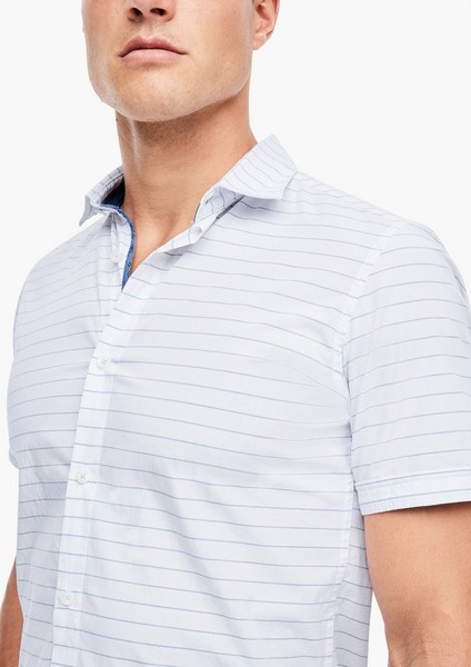 Hommes Chemises | Slim Fit : chemise stretch à rayures - WS05011