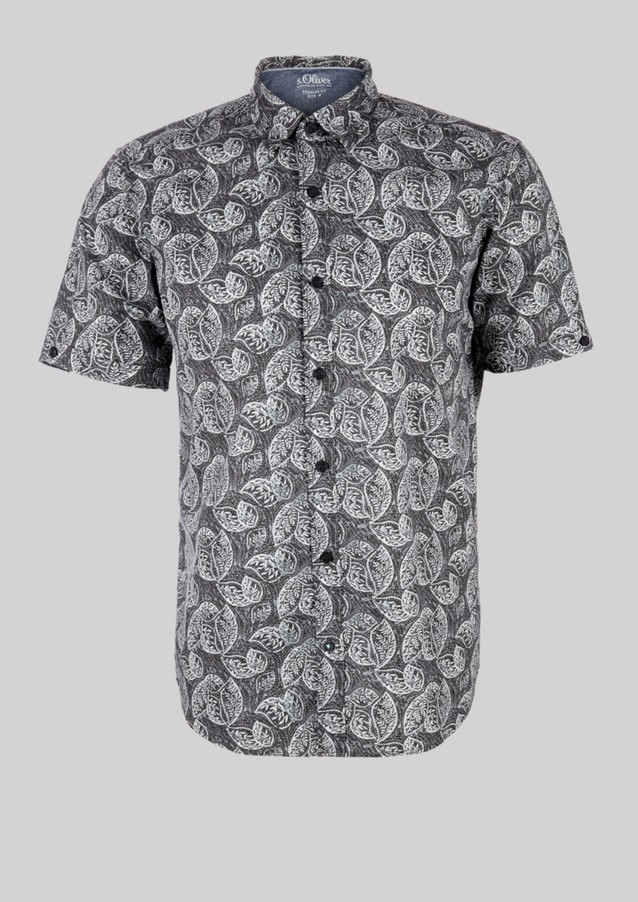 Hommes Chemises | Regular Fit : chemise à manches courtes et motif - BI96926