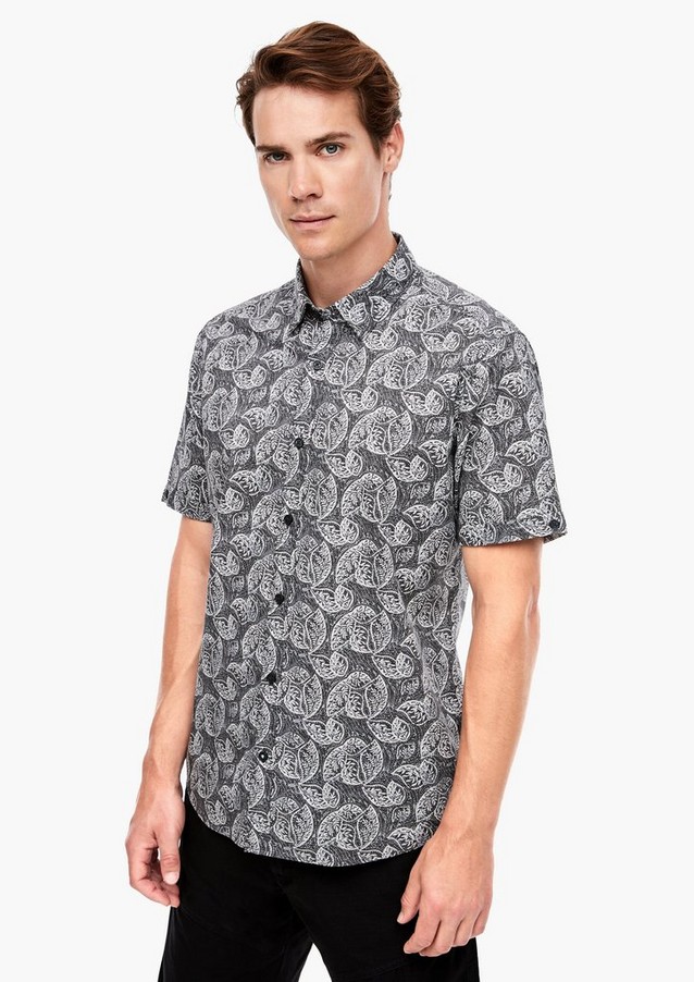 Hommes Chemises | Regular Fit : chemise à manches courtes et motif - BI96926