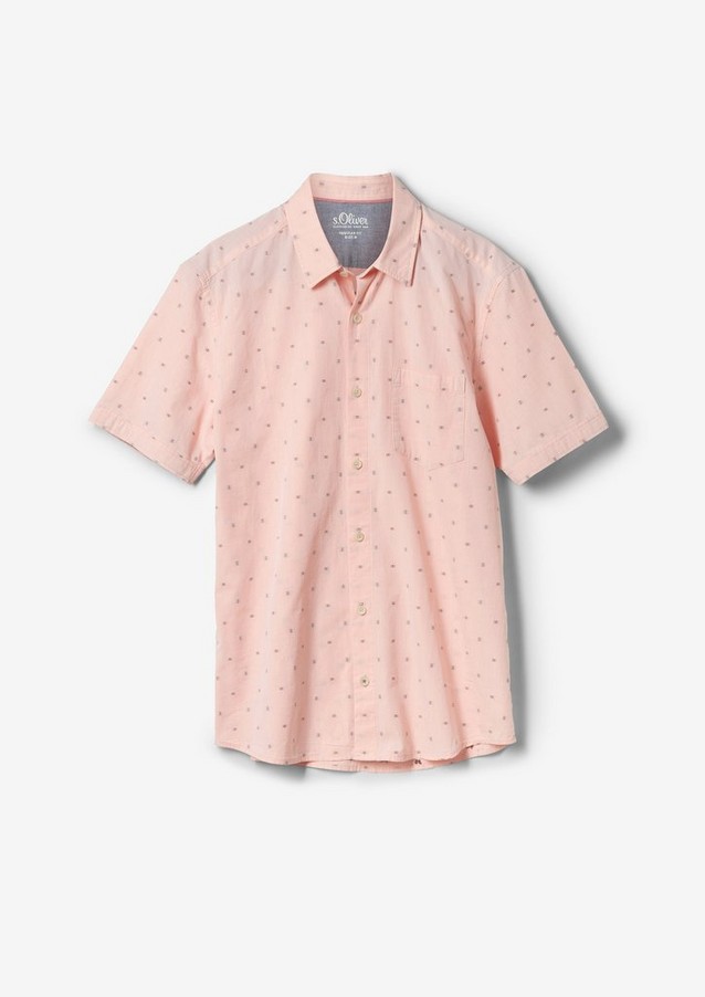 Herren Hemden | Regular: Kurzarmhemd aus Chambray - XJ50616